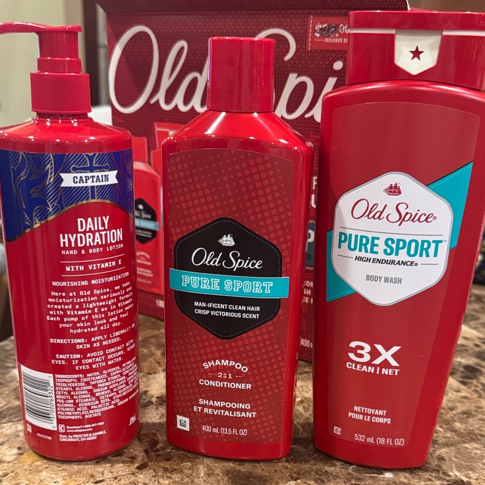 Old Spice Pure Sport Gift Set - Red
